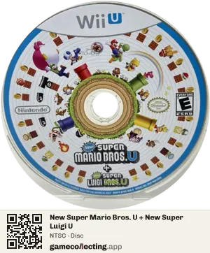 New Super Mario Bros. U + New Super Luigi U Nintendo Wii U, NTSC disc