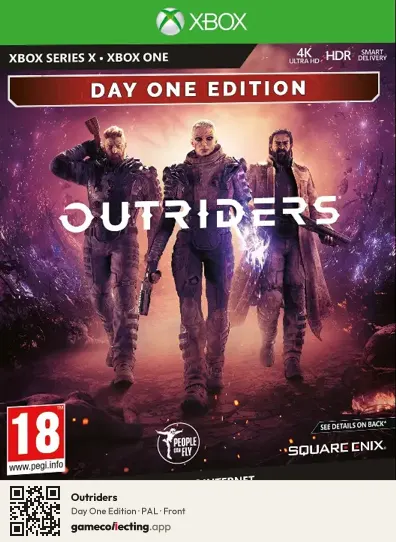 Outriders Xbox Series X, PAL box front