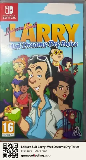 Leisure Suit Larry: Wet Dreams Dry Twice Nintendo Switch, PAL box front