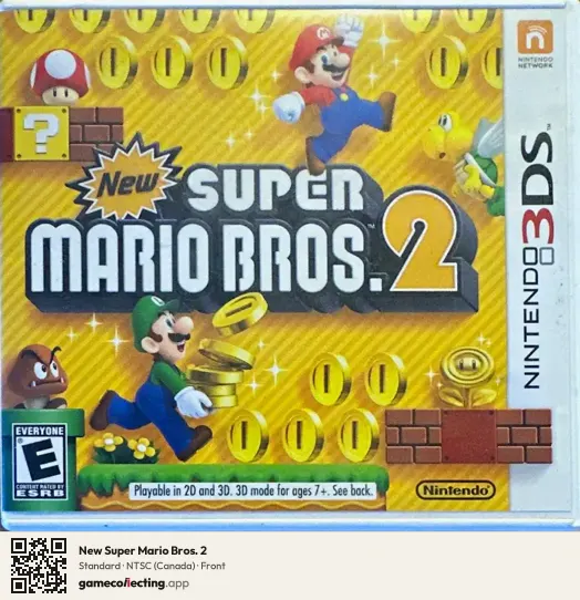 New Super Mario Bros. 2 Nintendo 3DS, Canada box front