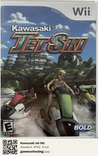 Kawasaki Jet Ski Nintendo Wii, NTSC box front