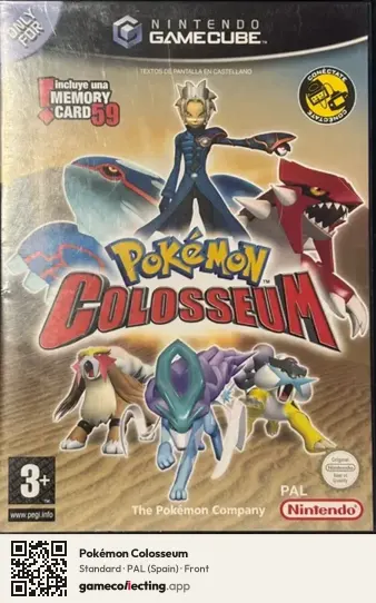 Pokémon Colosseum Nintendo GameCube, Spain box front