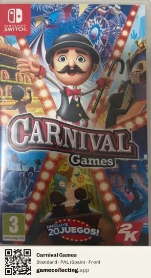 Carnival Games Nintendo Switch, Spain box front