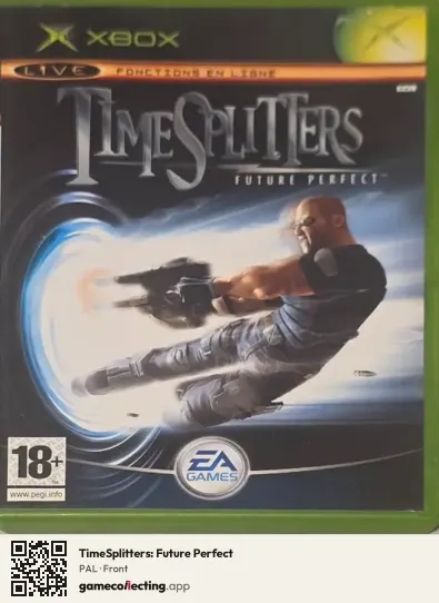 TimeSplitters: Future Perfect Xbox, PAL box front