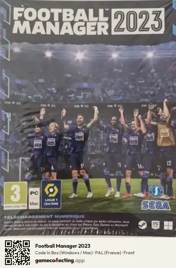 Football Manager 2023 Computer, France box front