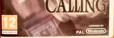 Calling, the PEGI square on its front