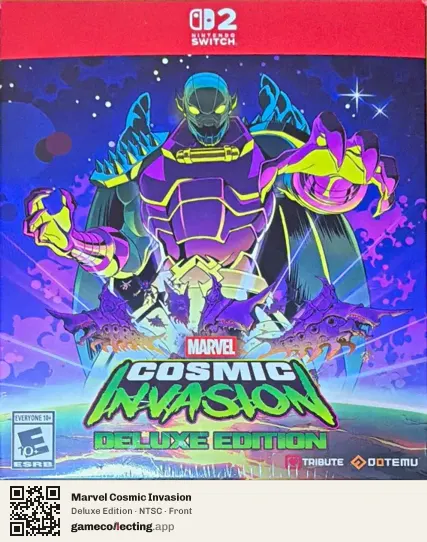 Marvel Cosmic Invasion Nintendo Switch 2, NTSC box front