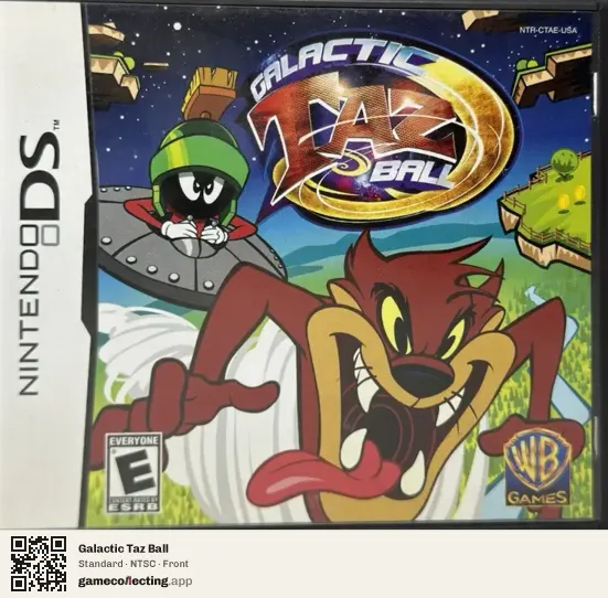 Galactic Taz Ball Nintendo DS, NTSC box front