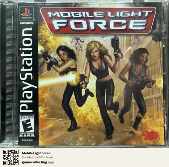 Mobile Light Force PlayStation, NTSC box front