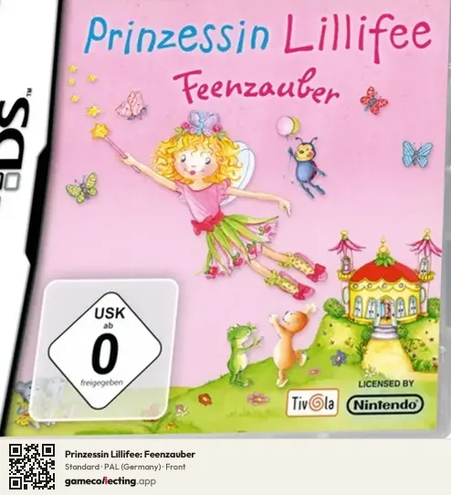 Prinzessin Lillifee: Feenzauber Nintendo DS, Germany box front