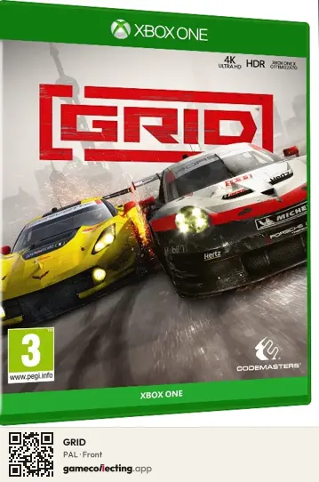 GRID Xbox One, PAL box front