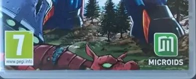 UFO Robot Grendizer: The Feast of the Wolves, the PEGI square on its front