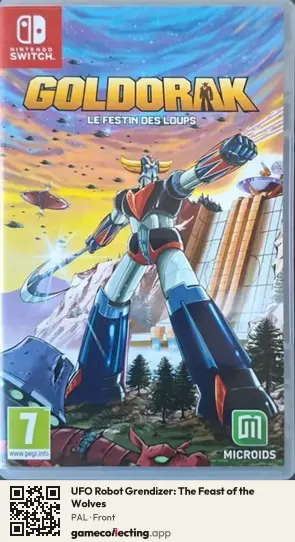 UFO Robot Grendizer: The Feast of the Wolves Nintendo Switch, PAL box front