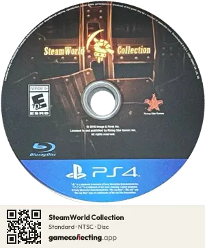 SteamWorld Collection PlayStation 4, NTSC disc