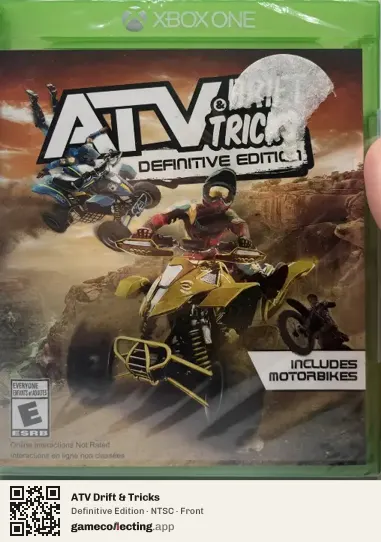 ATV Drift & Tricks Xbox One, NTSC box front