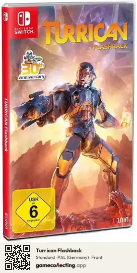 Turrican Flashback Nintendo Switch, Germany box front