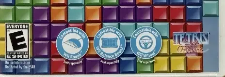 Tetris Party Deluxe, the ESRB box on its front