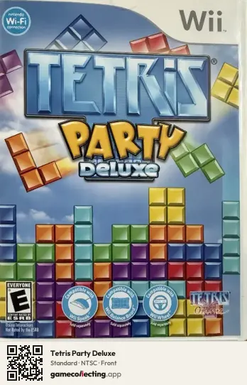 Tetris Party Deluxe Nintendo Wii, NTSC box front
