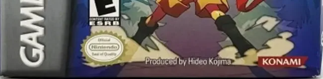 Boktai: The Sun Is in Your Hand, the ESRB box on its front