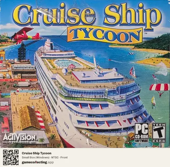 Cruise Ship Tycoon Computer, NTSC box front