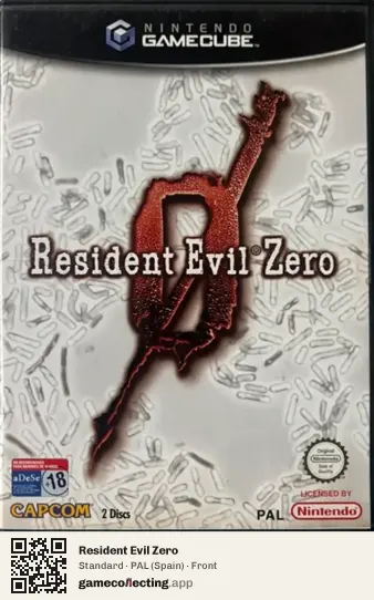 Resident Evil Zero Nintendo GameCube, Spain box front