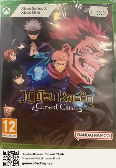 Jujutsu Kaisen: Cursed Clash Xbox Series X, France box front