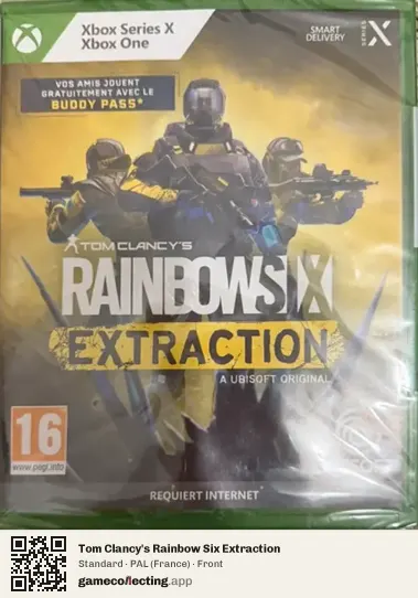 Tom Clancy's Rainbow Six Extraction Xbox Series X, France box front