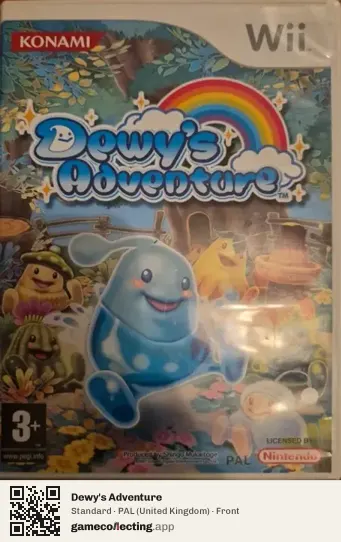 Dewy's Adventure Nintendo Wii, United Kingdom box front