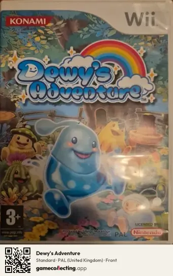 Dewy's Adventure Nintendo Wii, United Kingdom box front