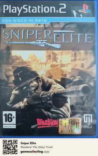 Sniper Elite PlayStation 2, Italy box front