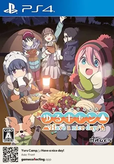 Yuru Camp△: Have a nice day! PlayStation 4, Asia box front
