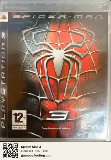 Spider-Man 3 PlayStation 3, PAL box front