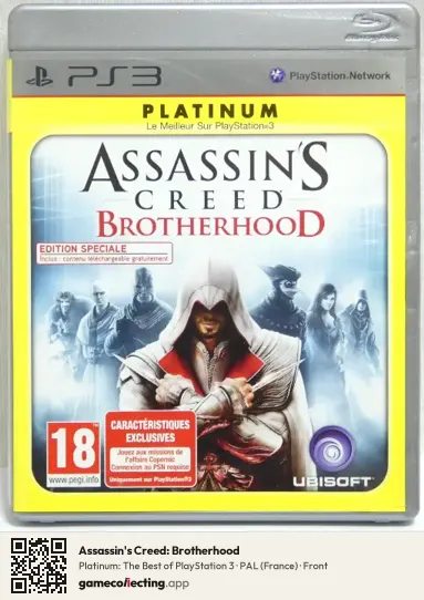 Assassin's Creed: Brotherhood PlayStation 3, France box front