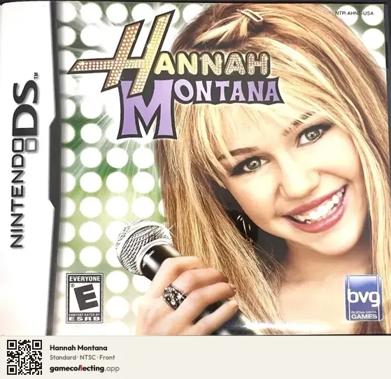 Hannah Montana Nintendo DS, NTSC box front