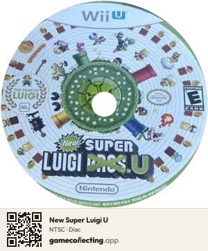 New Super Luigi U Nintendo Wii U, NTSC disc