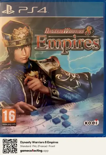 Dynasty Warriors 8 Empires PlayStation 4, France box front
