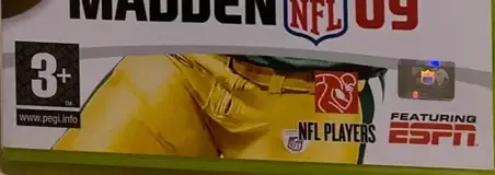Madden NFL 09, the PEGI square on its front