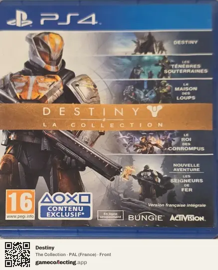 Destiny PlayStation 4, France box front