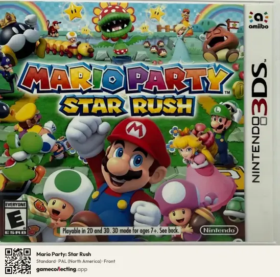 Mario Party: Star Rush Nintendo 3DS, North America box front