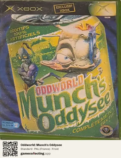 Oddworld: Munch's Oddysee Xbox, France box front