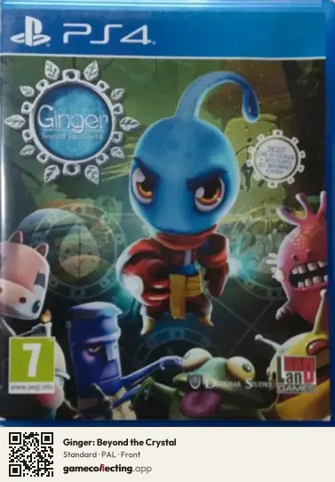Ginger: Beyond the Crystal PlayStation 4, PAL box front