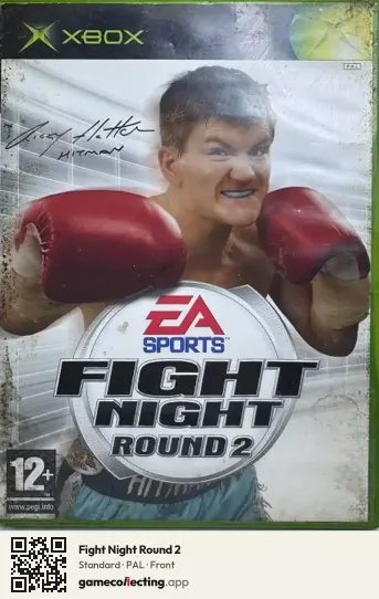 Fight Night Round 2 Xbox, PAL box front