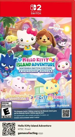 Hello Kitty Island Adventure Nintendo Switch 2, NTSC box front