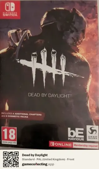 Dead by Daylight Nintendo Switch, United Kingdom box front