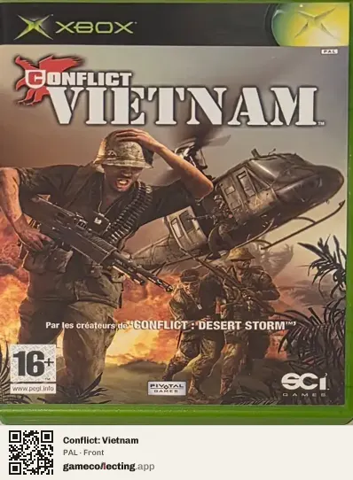 Conflict: Vietnam Xbox, PAL box front