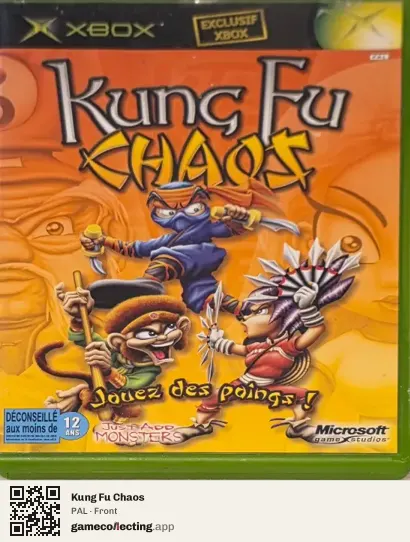 Kung Fu Chaos Xbox, PAL box front