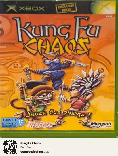 Kung Fu Chaos Xbox, PAL box front