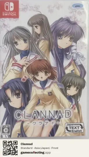 Clannad Nintendo Switch, Asia box front