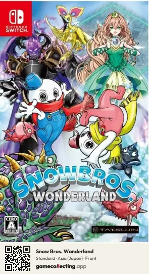 Snow Bros. Wonderland Nintendo Switch, Japan box front