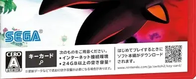 Sonic X Shadow Generations, the CERO letter on its front